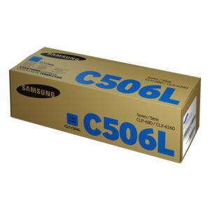 Samsung Clt:c506l H:yield Original Cyan Toner