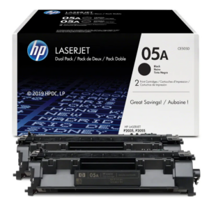 HP 05a Dual Pack Original Black
