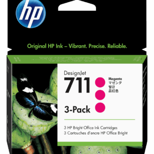 HP 711 29ml 3-pack Original Magenta Ink Cartridges