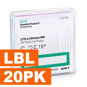 Hpe Lto-6 Ultrium 6.25tb Mp Rw Custom Labeled Data Cartridge