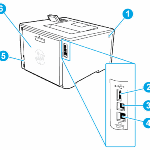 HP 1y PW PartsOnly CLJ Ent M455 SVC 1 kolok 54581