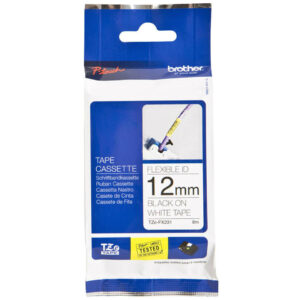 Brother Laminated Tape 8m X 12mm White On Blue