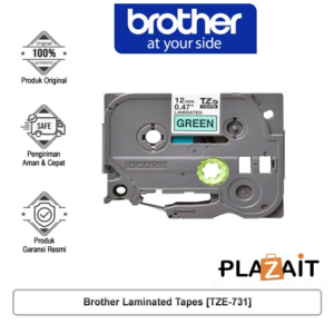 Brother Laminated Tape 8m X 12mm Black On Green