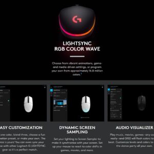 Wired connectivity has Lightsync capabilities