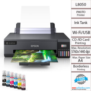 Epson Ecotank L8050 A4 Photo Printer 8ppm Mono 8ppm Colour 1 kolok 55360