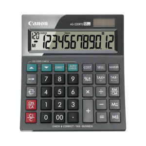 Canon As-220rts This 12-digit Mini-desktop Calculator Incorporates A 1 kolok 55455