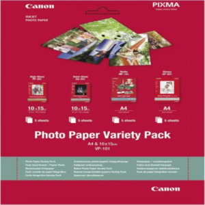 Canon Vp 101 A4 & 4 X 6 10 X 15cm Pp201 5 Sheets 10 X 15cm Sg201
