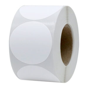 Thermal Top Barcode Label Circle 40mm 1000 Per Roll 20 Per B