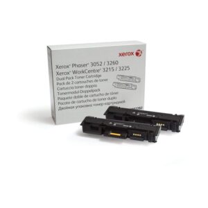 Xerox P3052 3260 Wc3215 3225 Print Cartridge Dual Pack