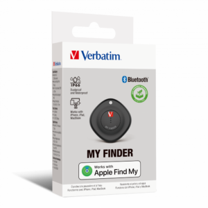 Verbatim Myf-01 Bluetooth Item Finder 1 Pack Black Up To 12 Months