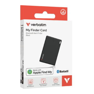 Verbatim Myfcr-03bsw My Finder Card Bluetooth Item Finder 3 Pack Black