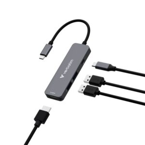 Verbatim USB-C Essentials Multiport Hub 4 Port 1 kolok 56449