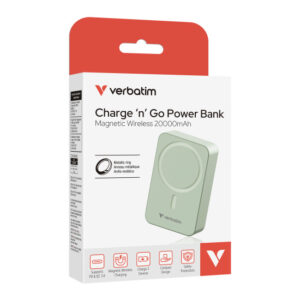 Verbatim Charge ´N´ Go Essential Power Bank Magnetic Wireless 20000Mah