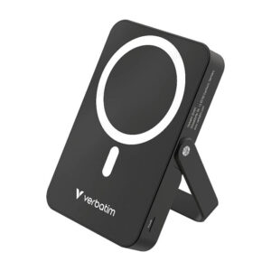 Verbatim Charge ‘N’ Go Power Bank With Stand Magnetic Wireless 10000Mah
