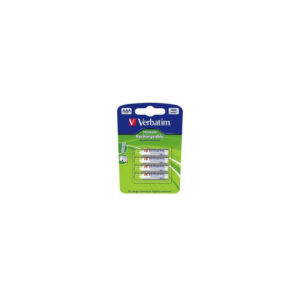 Verbatim Aaa Premium Rechargeable Batteries Hr03 4 Pack