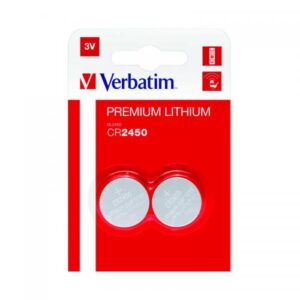 Verbatim Premium CR2450 Lithium 3v Button Batteries