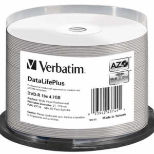 Verbatim Dvd+r Printable 16x 50sp
