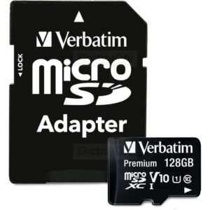 Verbatim Premium 128gb Micro Sd Card + Adaptor 1 kolok 56553