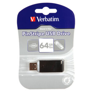 Verbatim Store & Go Hi Speed Pinstripe Black 64gb 1 kolok 56573