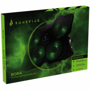 Surefire Bora Gaming Laptop Cooling Pad Green