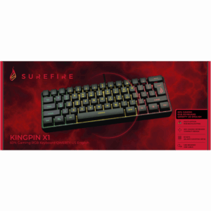 Surefire Kingpin X1 60% Gaming Rgb Keyboard Qwerty Us Englis Silent