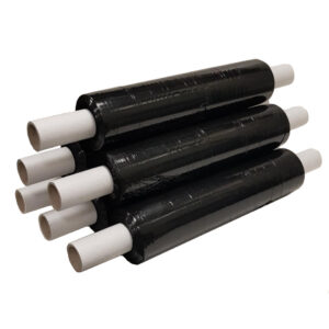 Black Pallet Wrap With Extended Core