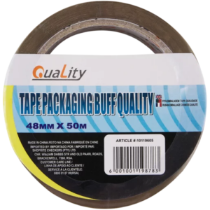 Packaging Tape Buff 48mm X 50 Metres 38 Microns 36 Per Box