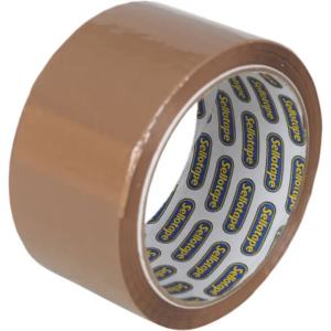 Packaging Buff Tape 48mm X 50 Metres 45microns 36 Per Box