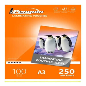 Penguin Laminating Pouches A3 250 Microns Gloss 100 Per Box