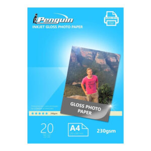 Penguin Inkjet Photo Paper Gloss 230g 20 Sheets A