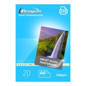 Penguin Inkjet Photo Paper Gloss 260g 20 Sheets A