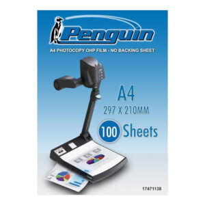 Penguin Photocopy Transparencies No Backing Sheets 100 Sheets A4