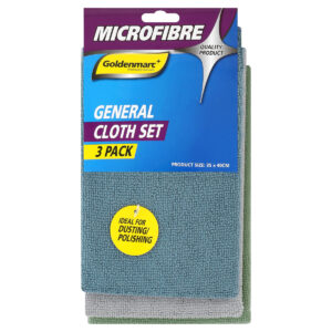 Goldenmarc Microfibre Lint Free Cloth 3 Pkt 1 kolok 56968