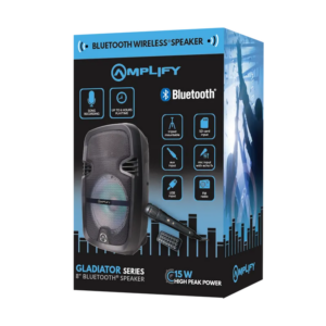 Amplify Gladiator 8 Series 8" Bluetooth Trolley Speaker