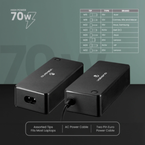Volkano Omni Plus Universal 70W laptop charger