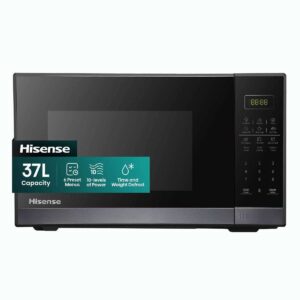 Hisense 37L Microwave Black Power 1000W 316 X 519 X 426 6 Auto Cooking 1 kolok 57158