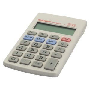 Sharp El231 Lb Pocket Calculator