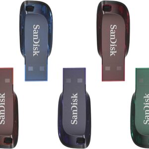 Sandisk Cruzer Blade Usb Flash Drive 2.0 16gb Electric Blue 1 kolok r56226