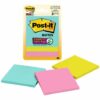 3M Notes 76×76 Post-it Super Sticky Miami 3pk