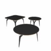 shell coffee table trio bl