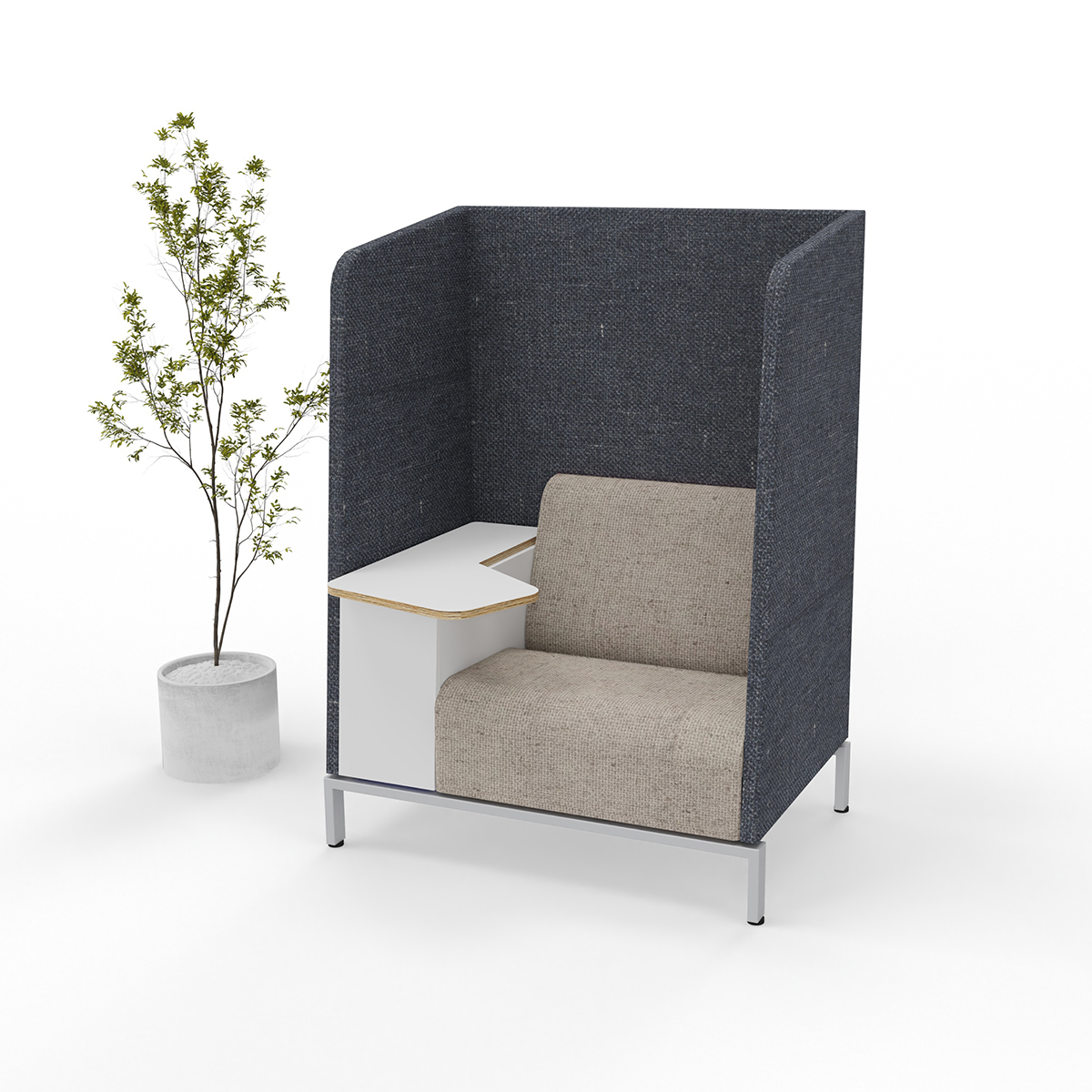single-1.2-french-flair-rene-naval-french-flair-stone-cocoon-privacy-pod single 1.2 french flair rene naval french flair stone cocoon privacy pod