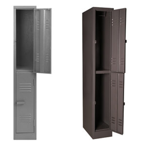 2 DOOR STEEL LOCKER  -  1800 / 300 / 450