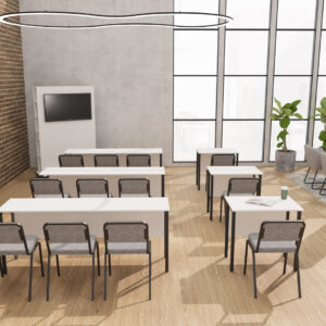 TRAINING DESK WITH MODESTY 16MM TOP