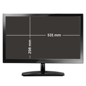 Fellowes Privacy Filter 24" Widescreen PrivaScreen Privacy Filter Ratio 16:09 - 531mm (W) x 298mm (H) 1pk