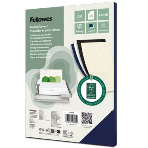 Fellowes Binding Covers A4 Blue 250 GSM 25 Pack Blue 250 gsm A4 25 Pack