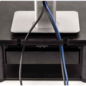 Fellowes Monitor Riser Premium Monitor Riser Plus Supports 36kg with storage draw Black