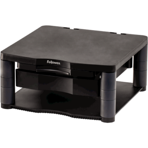 Fellowes Monitor Riser Premium Monitor Riser Plus Supports 36kg with storage draw Black 3 9169501 2