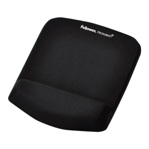Fellowes Wrist Support / Mousepad PlushTouch™ Mousepad Wrist Support FoamFusion Technology Black