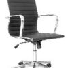Blaze High Back Office Chair – Polished Aluminium Base