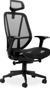 Crystal High Back Mesh Office Chair – Black Frame